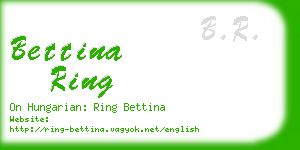 bettina ring business card